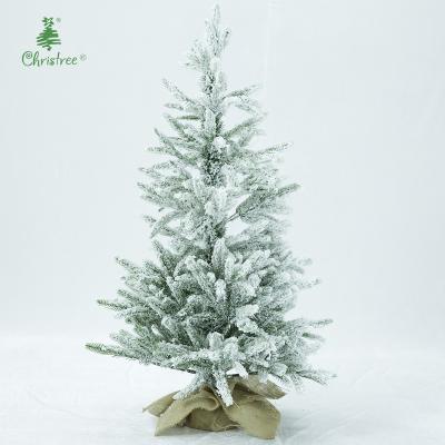 China Chirstmas Decor Christmas Decorations Mini Artificial Christmas Tree With Falling Snow Xmas Decorations Indoor for sale