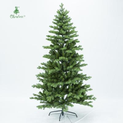 China 2021 Chirstmas decor navidad Christmas tree with bushy branches and yellow LED lights Christmas decorations for sale