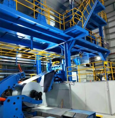 China High Working Continuous Line CGL CZL CSL Production Speed ​​1450mm CR Coils Hot Dip Galvanizing Line for sale