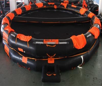 China Suitable for vessels sailing international voyages 65 people open-reversible inflatable life raft for sale for sale