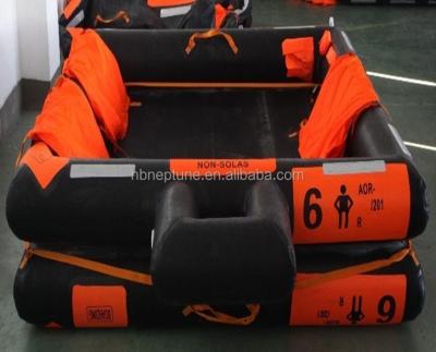 China Suitable For Vessels Sailing On International Survival Package E Open Reversible Liferaft 6 Person for sale