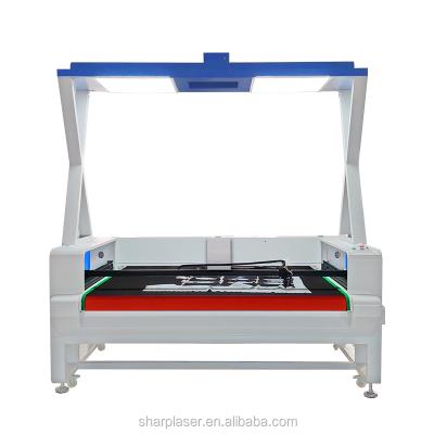 China Laser CUTTING CC1610A CO2 Laser CCD Autofeed T-shirt Laser Cutting Machine 1600 for sale