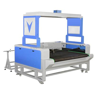 China Dual Laser Cutter Laser or Fabric Sublimation Laser and Laser Textile Cutting Machine with Camera for sale