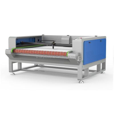 China Laser CUTTING CC1610A Small Sofa Fabric CO2 Laser Cutting Machine for sale