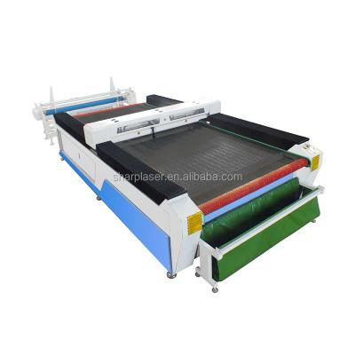 China Laser CUTTING CC1630A Sofa Fabric Pattern Making Laser Cutting Machine for sale