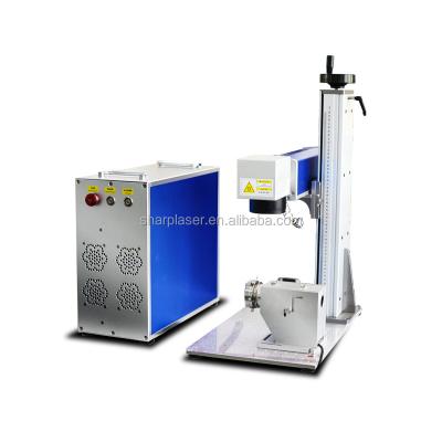 China Laser Marking MF20 50w/30w/20w Raycus Fiber Optic Laser Marking Machine For Metal Parts for sale