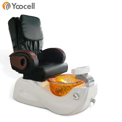 China Yoocell Traditional Luxury Electric Pedicure Spa Chair with Massage, Foot Spa Sofa Nail Chair for Beauty for sale