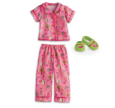 China Eco-Friendly Pajamas Material Fits For An 18 Inch American Girl Doll for sale