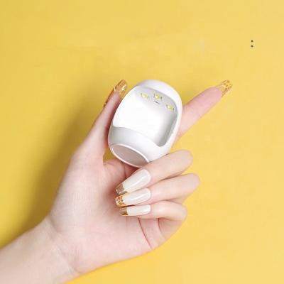 China Portable USB LED Cable Nail Light Stainless Steel Nail Lamp Manicure Lamp UV Dryer Tabletop for Gel Polish Curing for sale