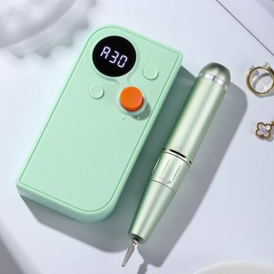 China High quality rechargeable portable stainless steel marathon nail drill machine 30000 rpm professional efile for sale