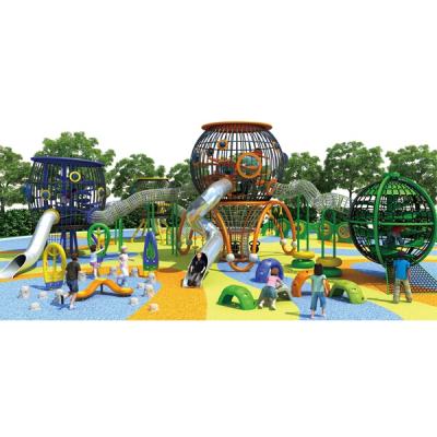 China Plastic Playground Outdoor Playground Superman Plastic Playground For Kids for sale