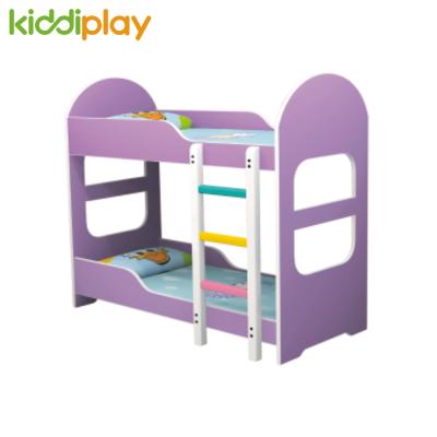 China Hot Selling Wooden School Furniture Colorful Wooden Kids Bed For Two Children for sale