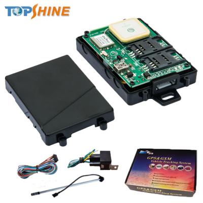 China Topshine GPRS Dubbel SIM Card Tracker For Car met Acc ontdekt Te koop