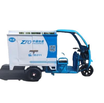 China Cargo factory direct sales supply electric tricycle express semi-enclosed tricycle water truck customized wholesale. for sale