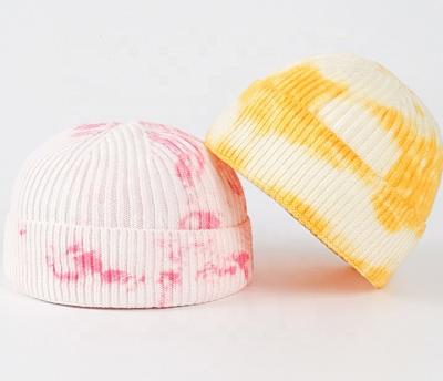 China COMMON Wholesale Popular Woven Knitting Kids Beanie Hats Knitted Caps Muti Color Label Hats for sale