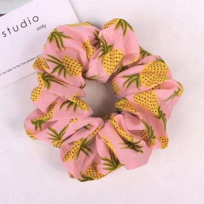 China Silky Satin Hair Scrunchies Hair Accessories Scrunchy Hair Elastic Tie Strings Silk Scrunchies For Teens Girls Hair for sale