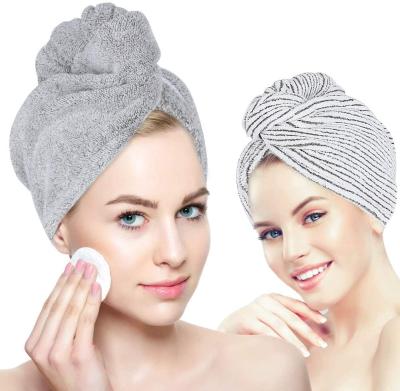 China New Style Microfiber Women Dry Hair Super Soft Drying Towel Bamboo Quick Safety Viable Dry Hair Towel for sale