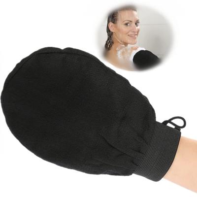 China EXFOLIATE Shower Gloves High Quality Viscous Fiber Turkish Silk Exfoliating Glove For BOD for sale