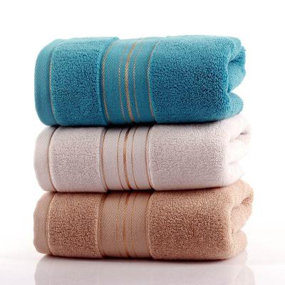 China Luxury White Cotton 100% Bamboo Bath Towel Child Safe Terry Hotel M07 for sale