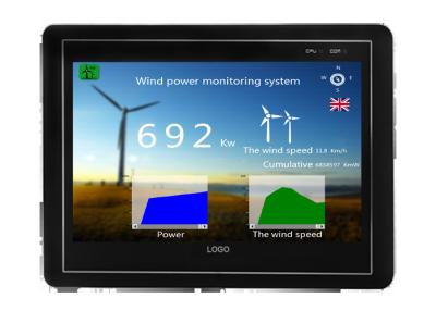 China 7 Inch Industrial TFT LCD HMI Display Touch Screen With 800×480 Resolution for sale