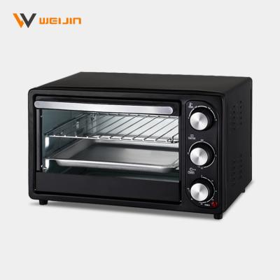 China Non-stick Coating/16L Cavity Timer Mechanical Control Oven Electric Toaster Self-clean Coating Electric Desktop and Pizza Oven Mini Oven for sale