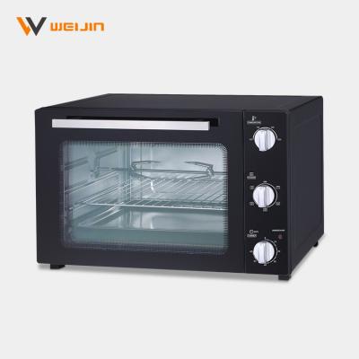 China Non-stick Coating/Low Capacity 48L Cavity Bakery Oven Prices Stainless Steel Oven Pizza Self-clean Coating Large Oven for sale