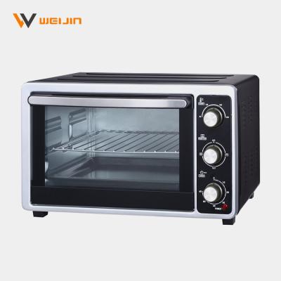 China Weijin 26L Low Cavity Double Glass Door Self-clean Liner Electric Oven Prices 1500W Non-Stick Coating Electric Oven from Weijin 26L for sale