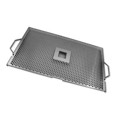 China China Aluminum Manufacture Customized Perforated And Welding Aluminum Electronic Radiator Sheet Metal Frame Parts for sale