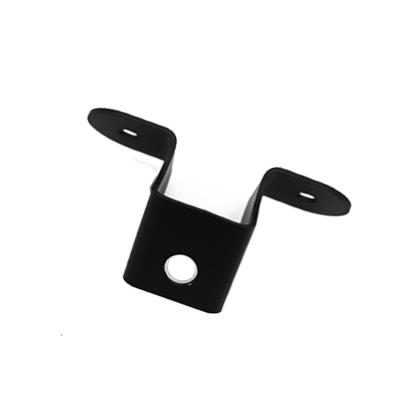 China Customs Service Copper Exquisite Technical Metal Bend Sheet Metal Fabrication Filexibale Black Cladding Clips For Furniture Metal Parts for sale