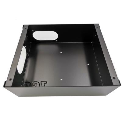 China OEM steel/aluminum/copper/316 stainless steel/etc break all corners and sharp edges blue sheet metal fabrication service powder coating metal bracket for sale