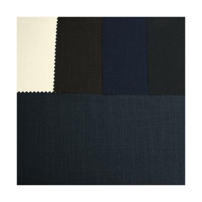 China Sole Comfort Stretch 100%Polyester Market Suiting Piece Dye Woven Fabric With Regular Finish for sale