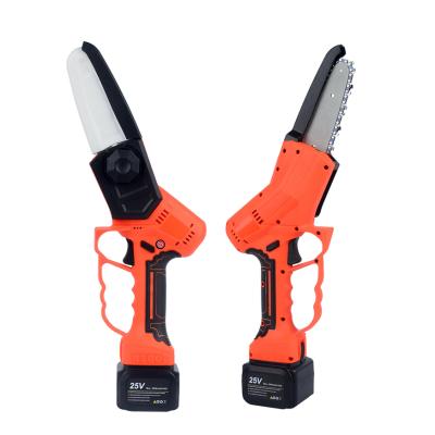 China Brand New Mini Cordless Chainsaw Garden Handheld Pruning Anti-Skid Portable Cordless Chainsaw for sale