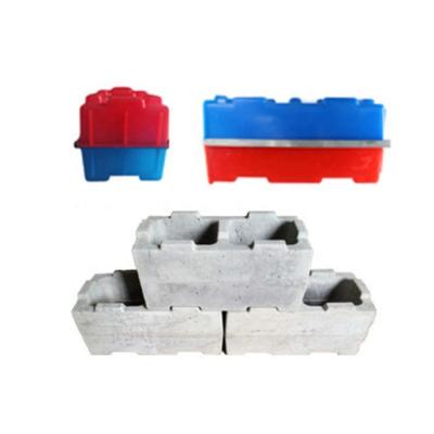 China Easily Assembled Plastic Concrete Interlock Block Molds For CLC Light Weighted Wall Building Injection Cavity Brick Molding for sale