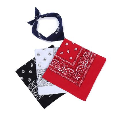 China Cashew Square Scarf Muslim 100% Cotton Headscarf Wholesale American European Paisley Large Square Head Scarf for sale