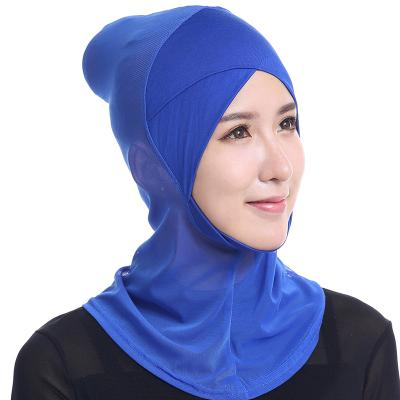 China Classic Soft Feeling Soft Ladies Hijab Modal And Mesh Inner Muslim Scarf Hat Hijab Scarf Women Hijab for sale