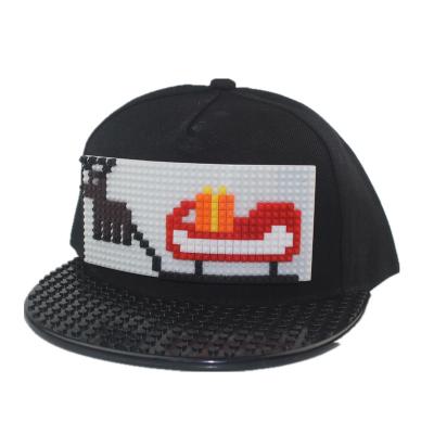 China 2021 new design lego snapback baseball cap lego hat customized by COMMON fashion style 2021 for sale