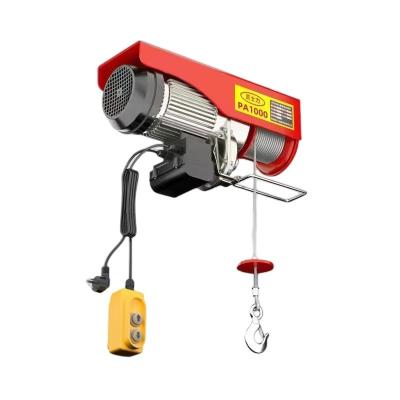 China Hotels High Quality Mini Electric Wire Rope Hoist 1000 Kg PA Type Mini Electric Wire Rope Hoist For Sale for sale