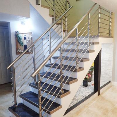 China Modern Professional Custom Stair Railings Handrails Tubular Design Stainless Steel Handrail for sale