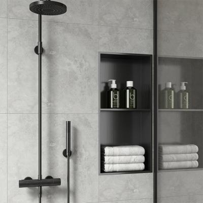 China Modern Stainless Steel Bathroom Shower Wall Mounted Waterproof Stainless Steel Niche for sale