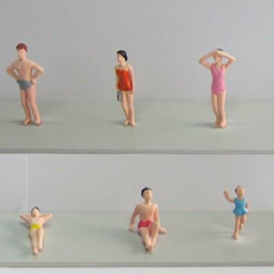 China 1:50 swim figure----color figures,painted figure,scale figures,model figures,ABS figures,plastic figure for sale