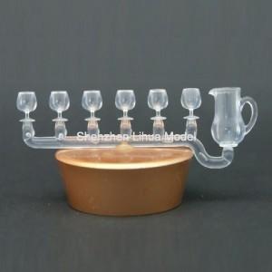 China model fake 1:20  wine cup,miniature plastic wine cup,architectural model cup,model accessorries for sale