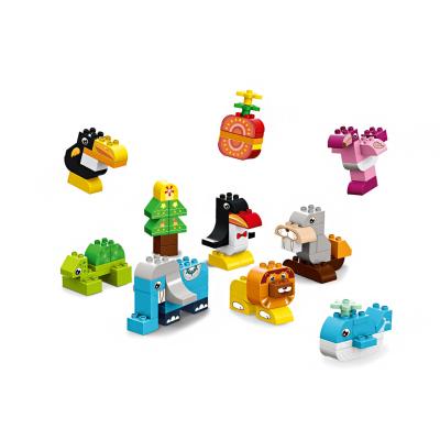 China Construction Toy Hot Sale DIY Toys Puzzle Building Blocks Sets 100pcs Animal Park Creative Education Model Intelligent Toys Made in China for sale