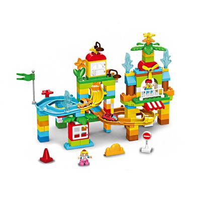 China Construction Toy Hot selling 162PCS sets of puzzle building blocks packing slideways DIY toys for children Chinese professional factory for sale