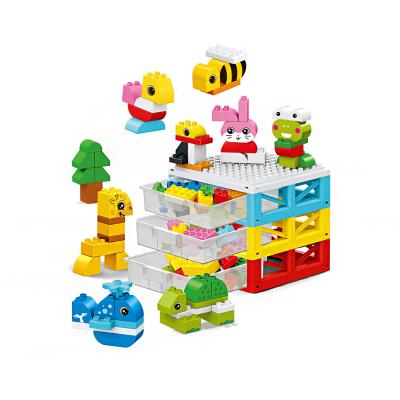 China Cheap Chinese Intelligent Animal Model Toy 103 PCS Toys Building Blocks DIY Education Building Blocks Children Toy Children Puzzle for sale