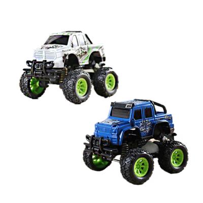 China Toy Hot diecast selling 1:43 alloy spring car pullback vehicle big wheels offroad supercool boys model car toys favorite gift for sale