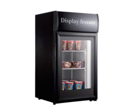 China Compact Single-temperature Premium Bar Fridge Door Minibar Glass Fridge Hotel Small Refrigerators for sale