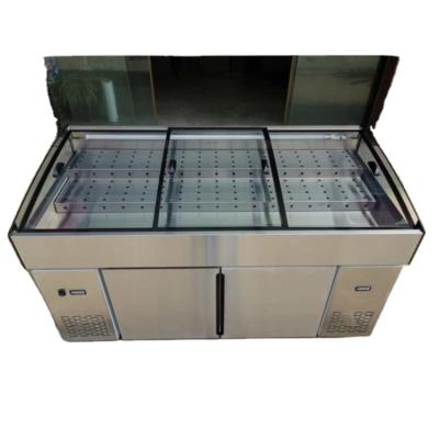 China Supermarket refrigerator salad bar refrigerator sales refrigeration equipment/buffet salad bar for sale