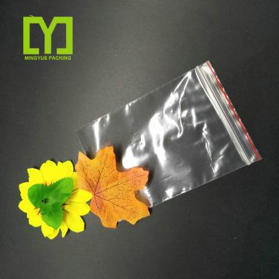 China China Mini Plastic Bag Clear Small Disposable Custom Printed Ziplock Bags for sale