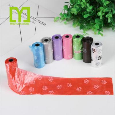 China Yiwu China Sustainable Suppliers Yiwu China Excellent Quality Custom Printing Dog Waste Poop Bags for sale