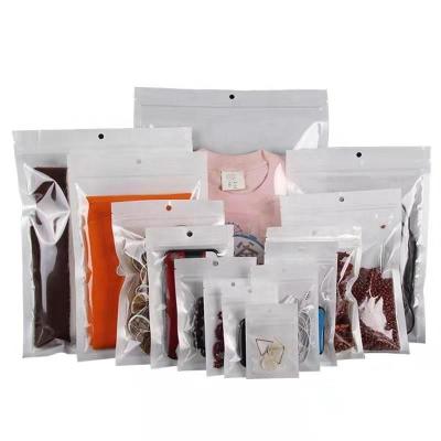 China Recyclable Widely Use More Bag Size Option Sheet Packaging Bag Ziplock Ziplock With Clear Window for sale